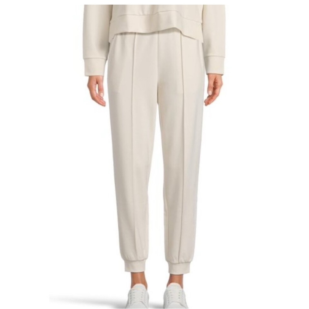 Eileen Fisher Almond Tencel Lightweight Ponte Jogger Pant, SIZE medium 1668